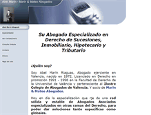 Tablet Screenshot of abelmarin.es